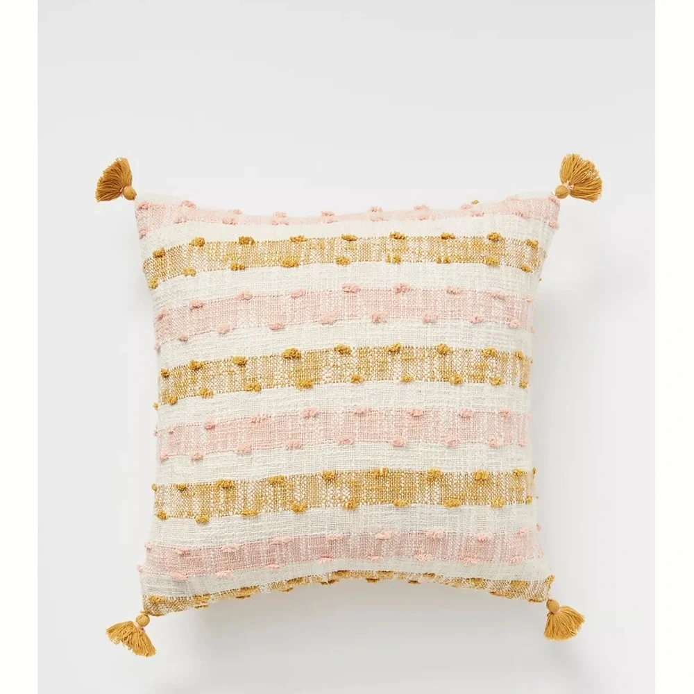 Anthropologie Ezra Plaid Throw Pillow